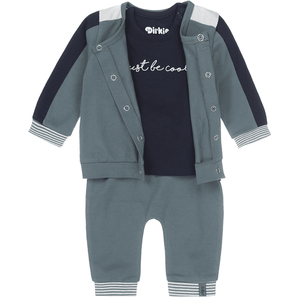 Dirkje Outfit Set 3-delig marine dusty green 