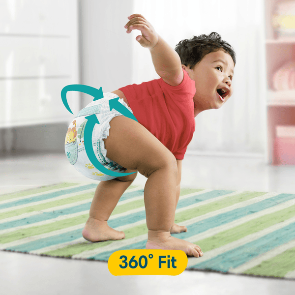 Pampers Couches-culottes Baby-Dry Pants taille 7 extra large 17 kg+, Maxi  Pack 1x60 pièces