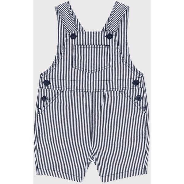 Petit Bateau Kurz-Latzhose Blau Medieval