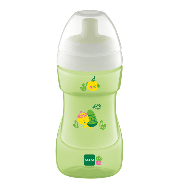 MAM Bottle Sports Cup 330 ml fra 12 måneder, Skildpadde