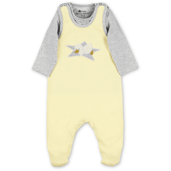 Sterntaler Ensemble grenouillère et t-shirt enfant Jersey Edda jaune 