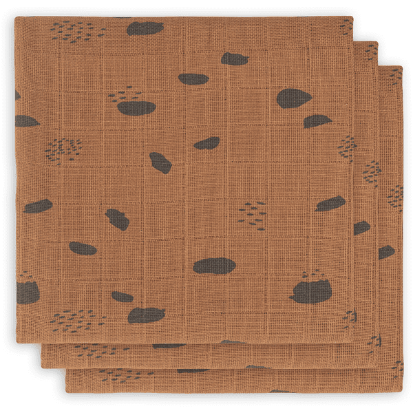 jollein Langes enfant Spot caramel 70x70 cm lot de 3