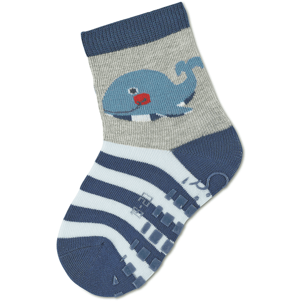 Sterntaler Chaussettes antid rapantes enfant baleine et phare bleu