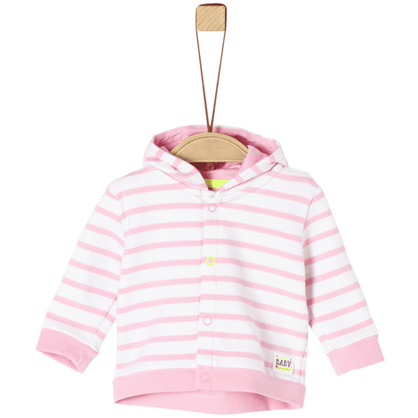 s. Oliven r Sweatjacket rosa striper