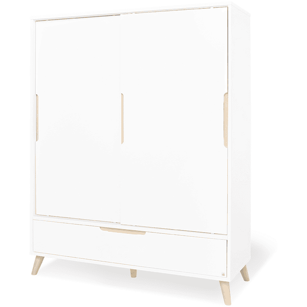 Pinolino Armoire enfant 2 portes Move bois blanc/naturel