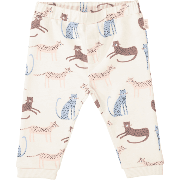 STACCATO  Pantalon de jogging soft beige à motifs 