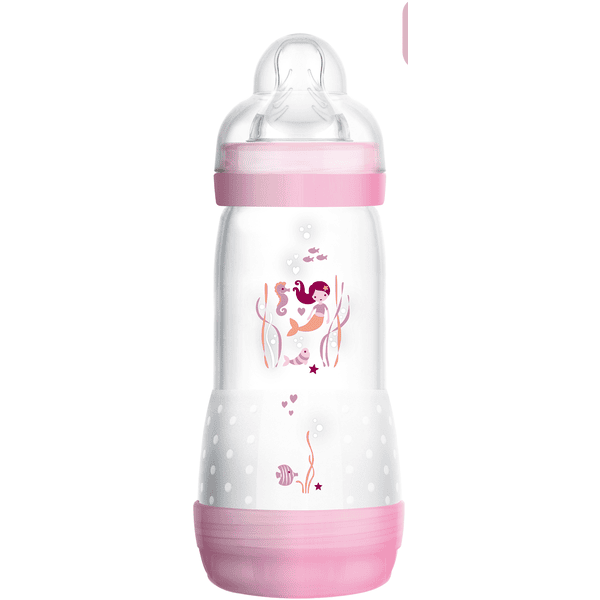 MAM Babyflasche Easy Start Anti-Colic rosa 320 ml 4+ Monate