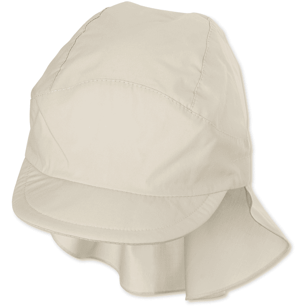 Sterntaler Peaked cap met nekbescherming beige
