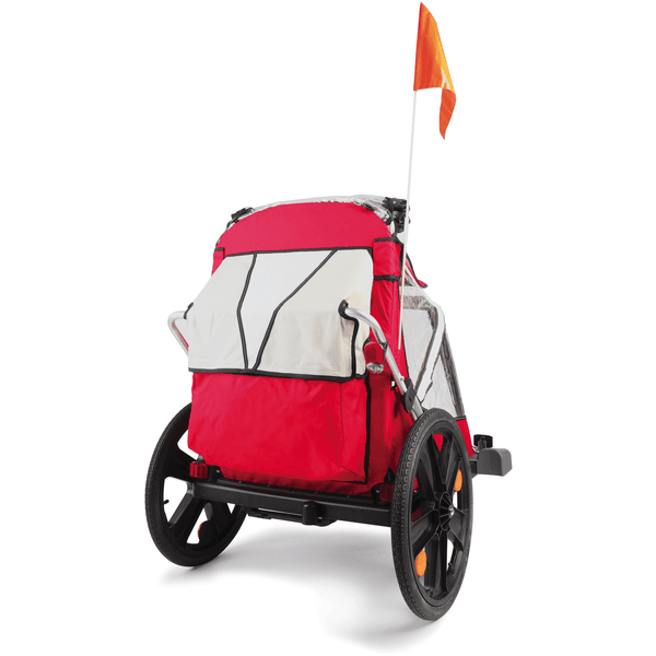 Bakcou - Remolque de bicicleta y cochecito para niños, remolque detrás del  carrito o cochecito de empuje para bicicletas y bicicletas eléctricas