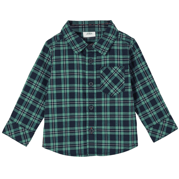 s.Oliver Hemd dark blue check