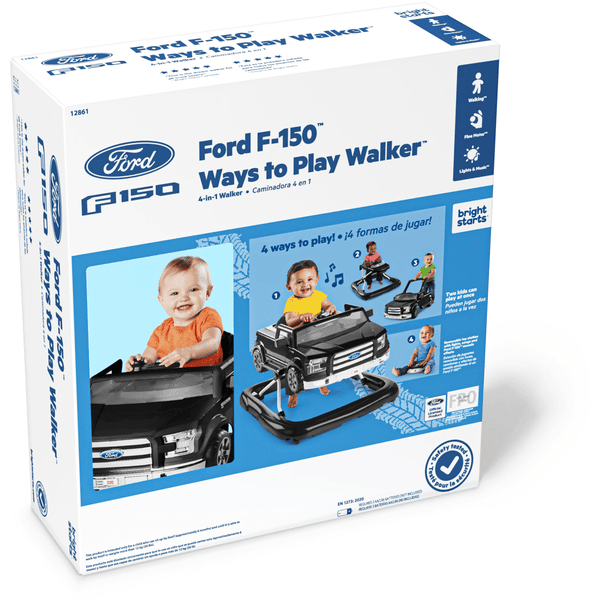 Bright Starts 4-in-1 Ford Walker™ to Play Ways F-150 Lauflernhilfe, 