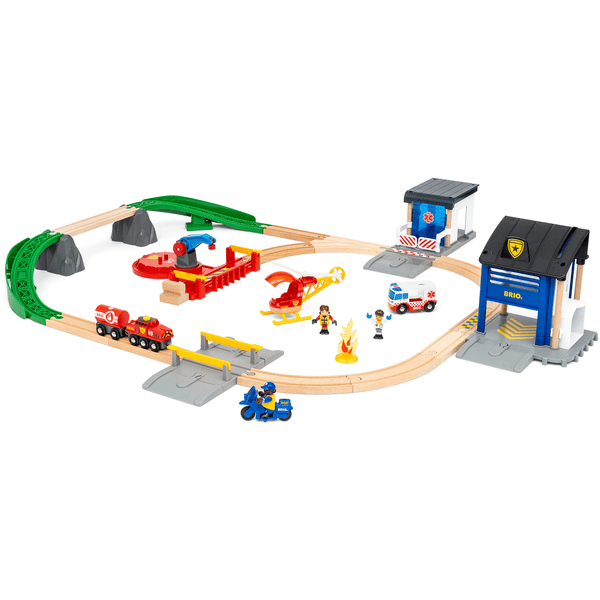 BRIO® Polizei und Feuerwehr Set Deluxe