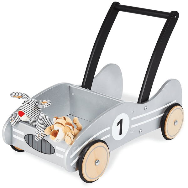 Pinolino Chariot de marche enfant Kimi bois gris