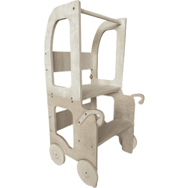 Familie-SCL Learning Tower Trolley natur