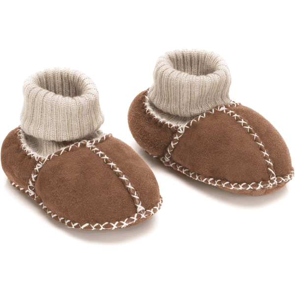 kindsgard Baby lamsvacht schoenen stovly bruin