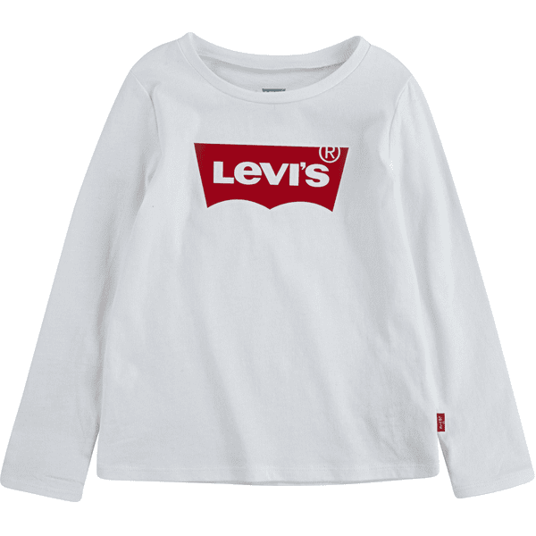 Levi's® Kids langærmet skjorte hvid