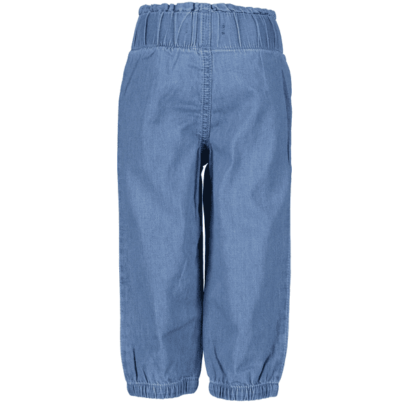 BLUE Slip-on bukser denim blå - pinkorblue.dk