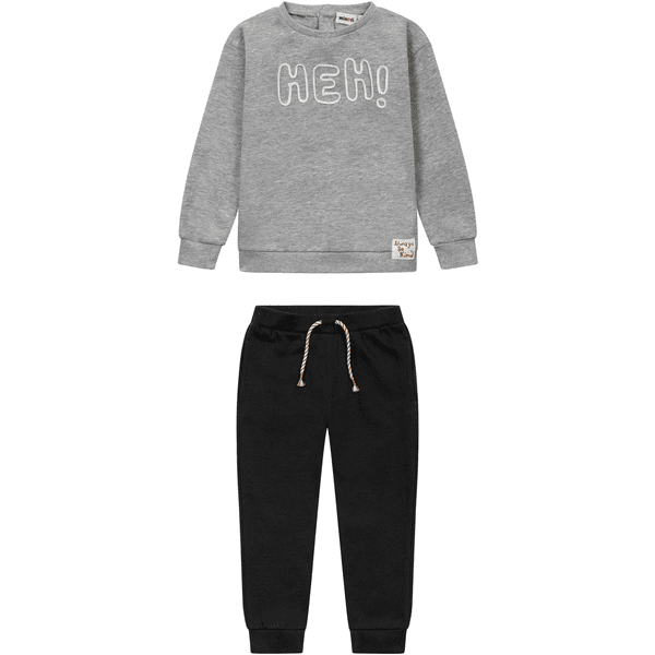 Minoti Set genser + joggebukse grå