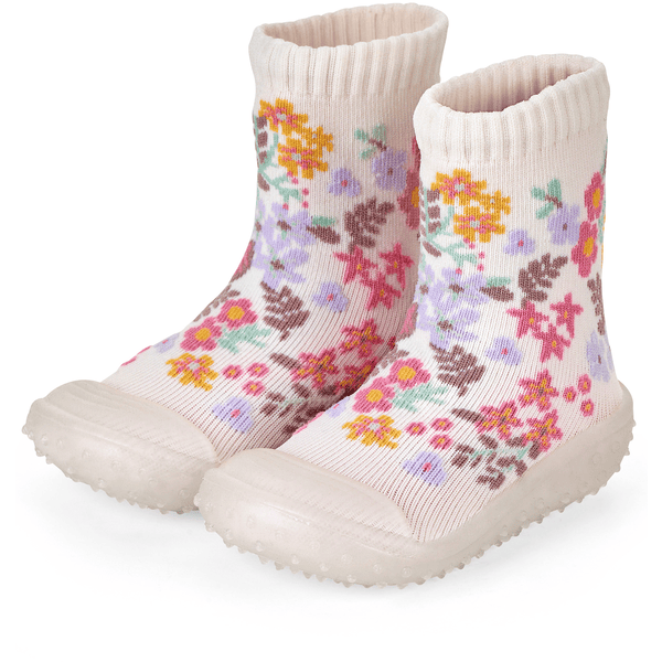 Sterntaler Adventure-Socks Blüten ecru