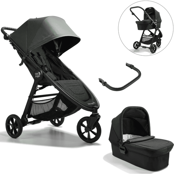 baby jogger Kombi-Kinderwagen City Mini GT2 Briar Green inklusive Babywanne und Sicherheitsbügel