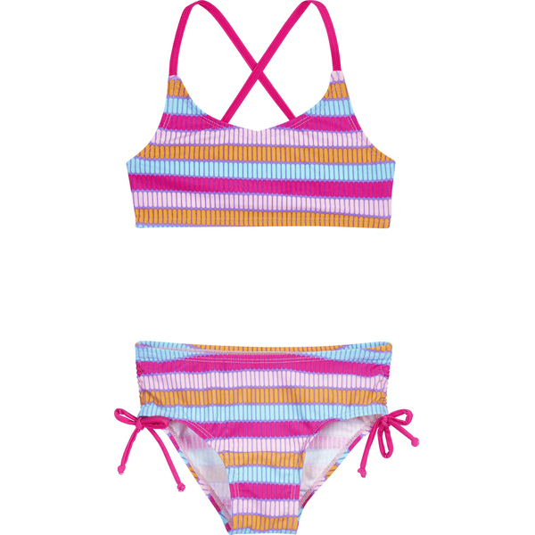 Playshoes  Bikini de protección UV a rayas rosa