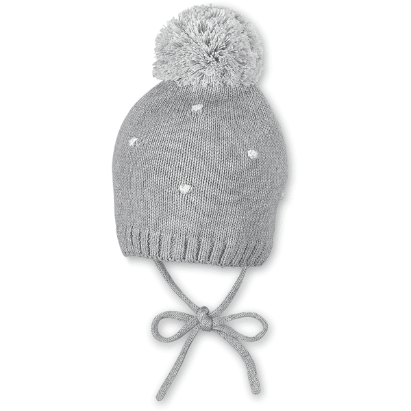 Sterntaler gorro de punto plata melange