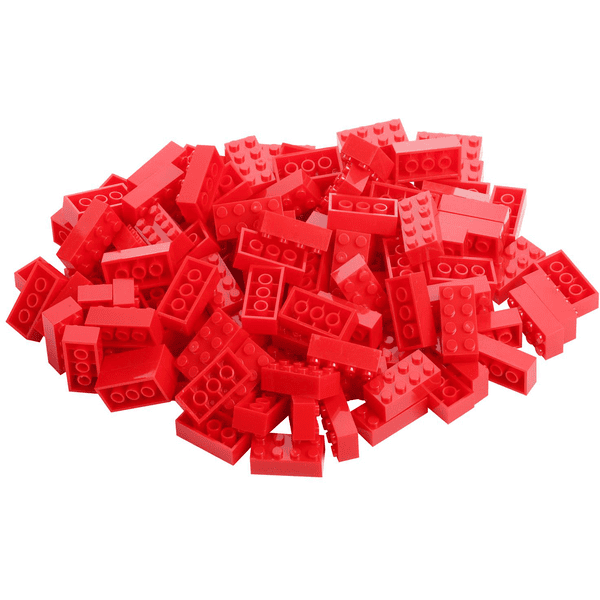 Katara Set costruzioni in plastica - 120 pezzi 4x2 rosso