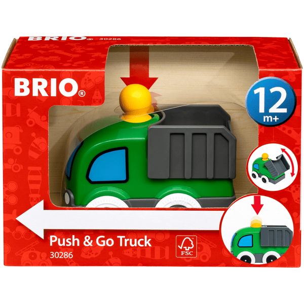 BRIO ® Push & Go lastebil