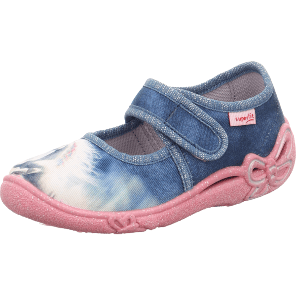 superfit Hausschuh Belinda blau/rosa (mittel)