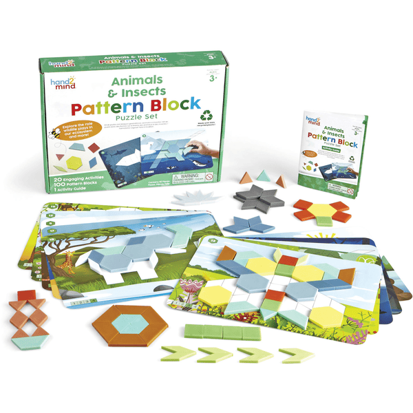 Learning Resources® Tier und Insekten Pattern Block Puzzle