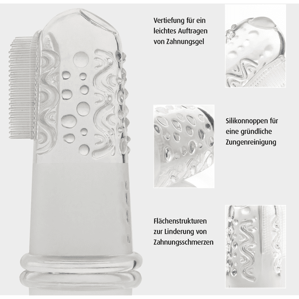 reer Spazzolino da denti in silicone 2 pezzi 