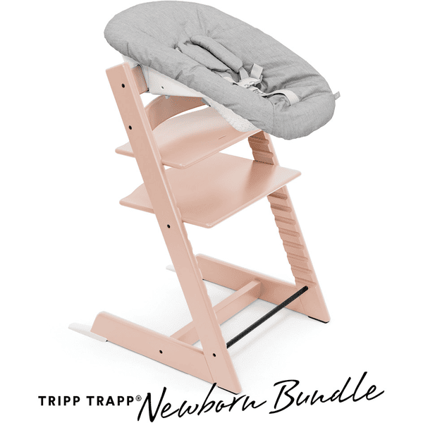 STOKKE® Tripp Trapp® Hochstuhl Buche Serene Pink inkl. Newborn Set™  Grey