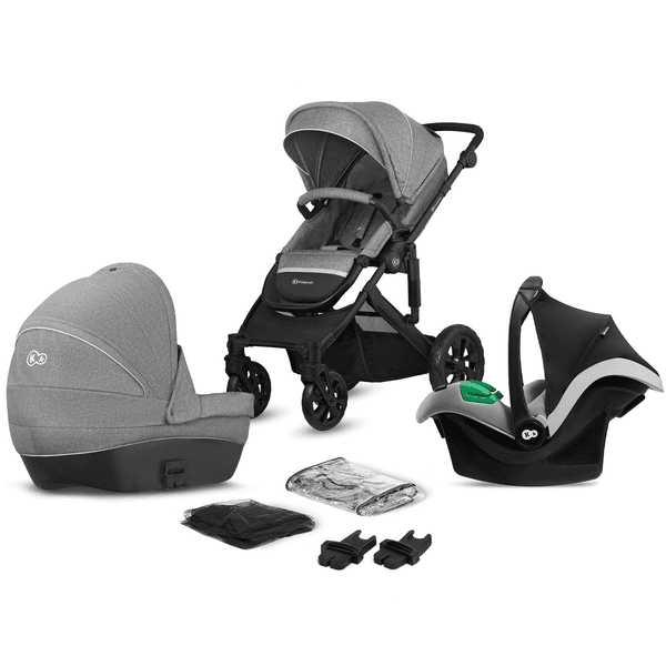 Kinderkraft Kinderwagen Prime Lite 3 in 1 Mink Pro Grey