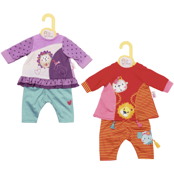 Zapf Creation  Dolly Moda Abito e Leggings Animali 2sort 43cm