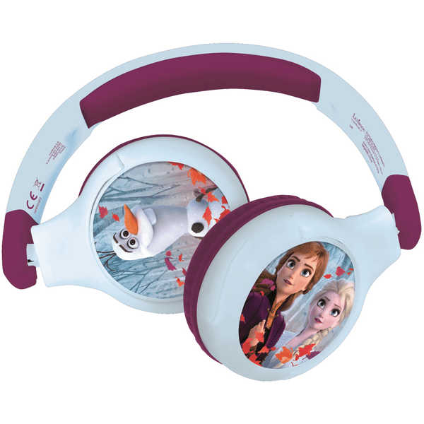 LEXIBOOK Disney Frozen 2-in-1 cuffie Bluetooth per bambini con microfono  incorporato 