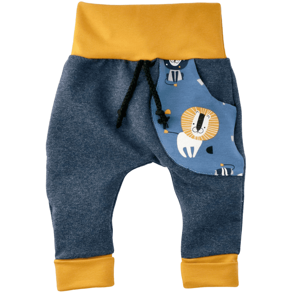 Puschel-Design Hose Forest - by Bamar Nicol blau senfgelb