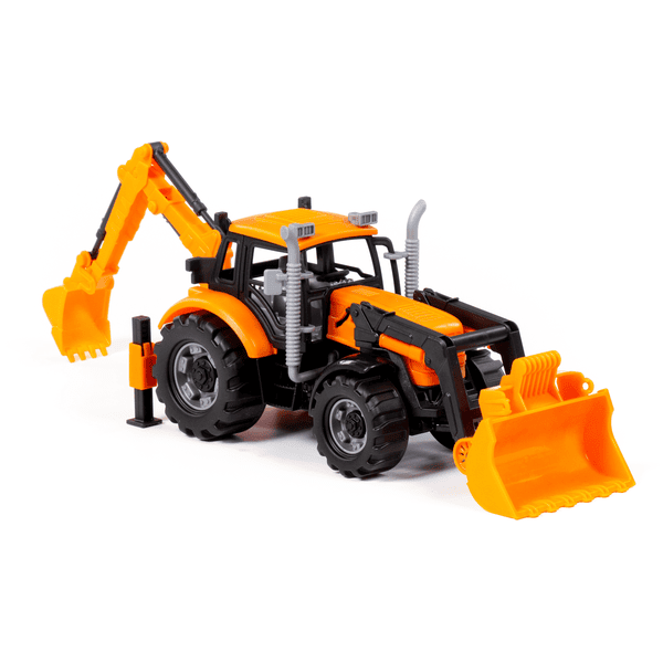 POLESIE ® Traktor PROGRESS Rypadlonakladač orange 