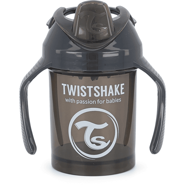 TWIST SHAKE Minikuppi 4 kuukaudesta, 230 ml mustana