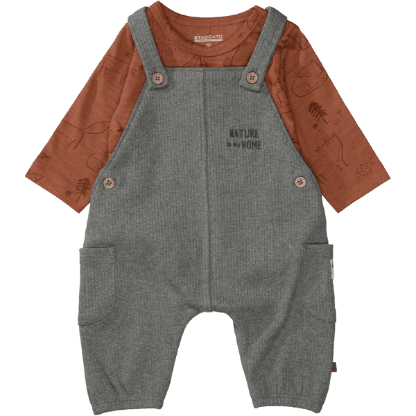 STACCATO  romper+košile graphite melange 