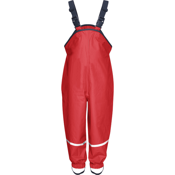 Playshoes Regenhose rot mit Textilfutter