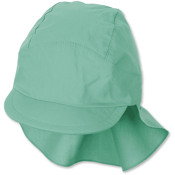 Sterntaler Peaked Cap kaulasuojalla Medium Green 