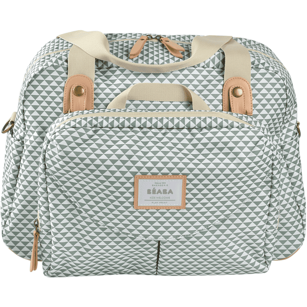 BEABA ® Bolso cambiador Geneva II Play Print Verde salvia