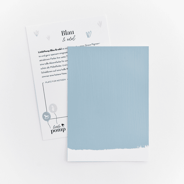 LittlePomp Peinture à la craie murale/meubles bleu & noble 750 ml