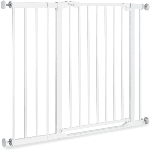 hauck Puerta de seguridad Clear Step Set 2 + 21 cm White 