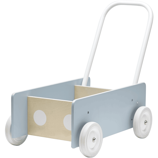 Kids Concept® Lære-gå-vogn blaa