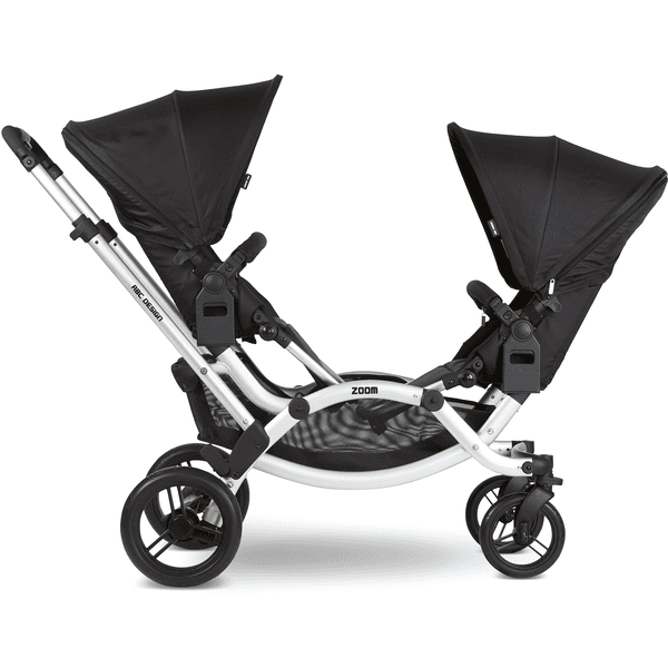 ABC DESIGN Duo kinderwagen Silver/Black | pinkorblue.nl