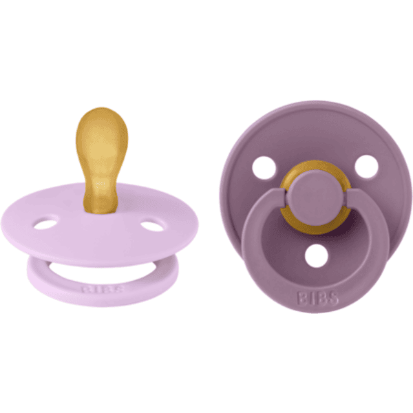 BIBS® Smokk Colour Symmetrisk smokk Violet Sky/Mauve 0-6 måneder, 2 stk.