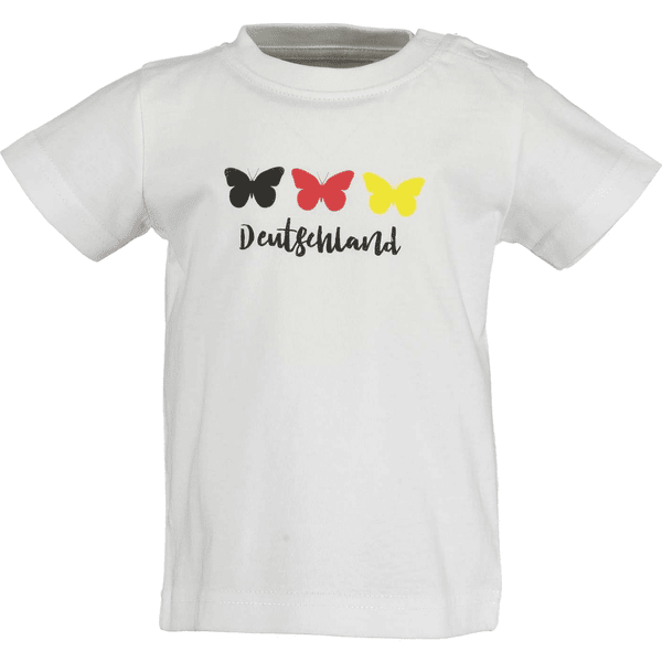 BLÅ SEVEN T-shirt Butterfly White