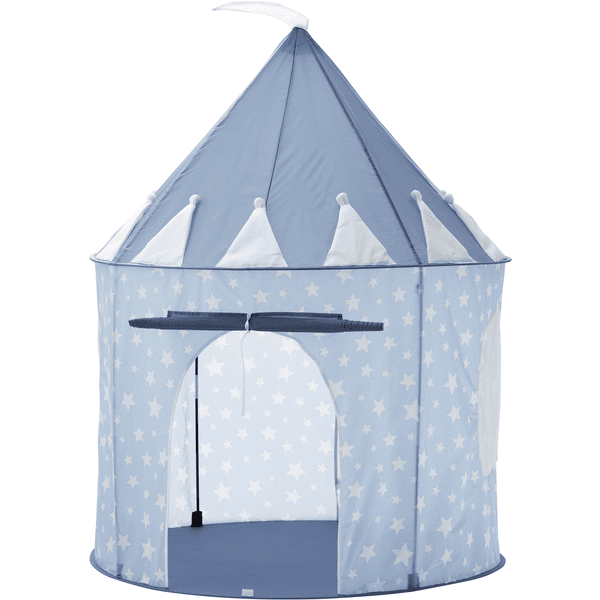howa tente de jeu enfants Stars étoiles avec tapis de sol bleu, hauteur  140cm 8502