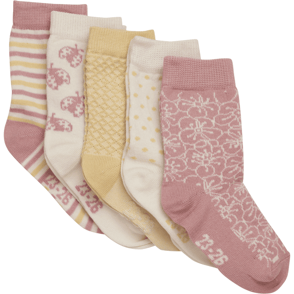 Minymo Calcetines 5 Pack Rosa Ceniza